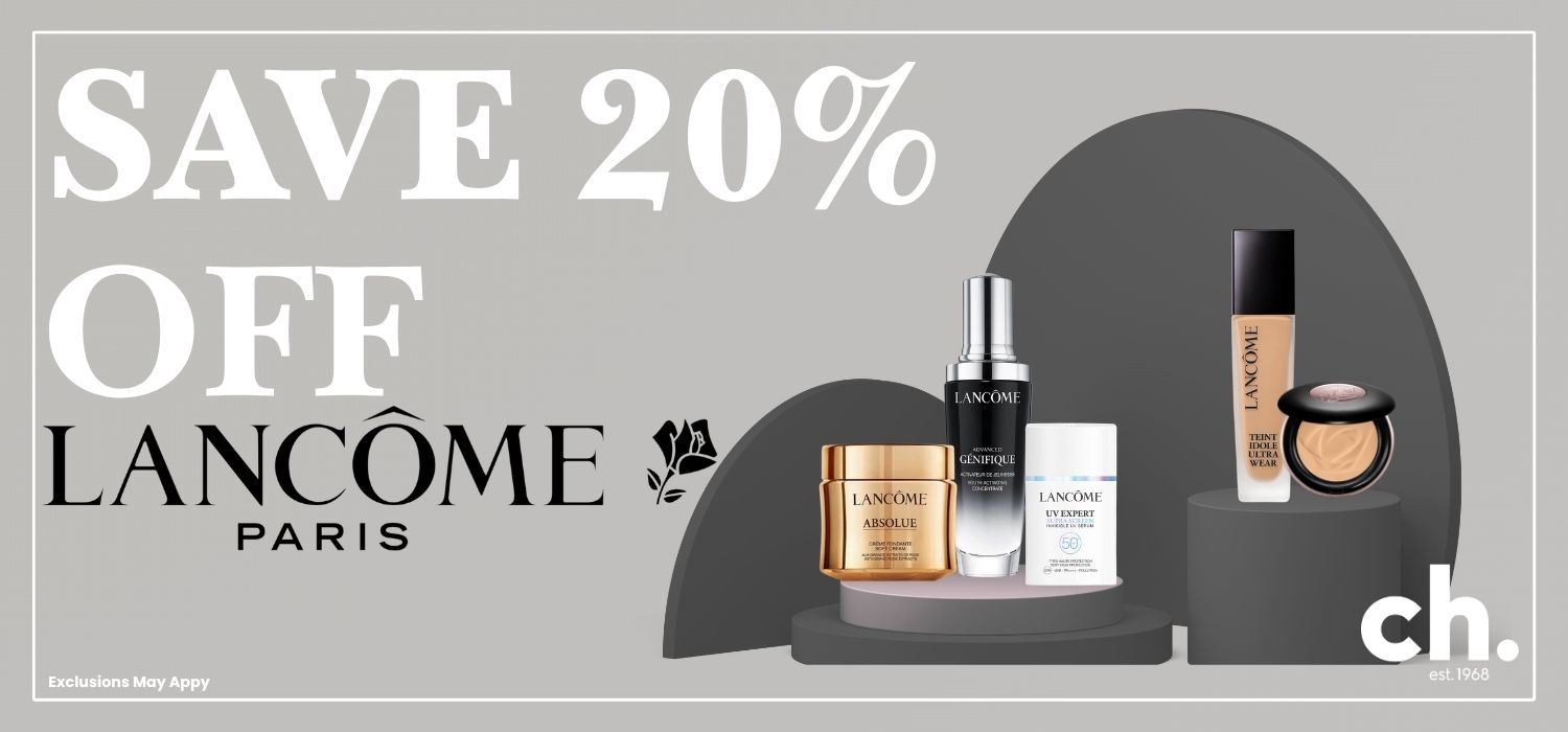 Save 20% off lancome